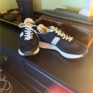SeaVees Black and White Retro Runner Sneakers